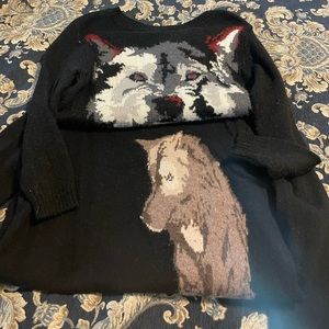 Wolf sweaters from Zara
